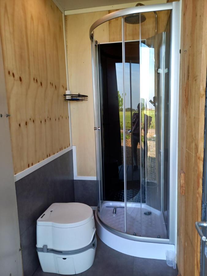 Tiny House Het Polderhuisje Streefkerk ภายนอก รูปภาพ